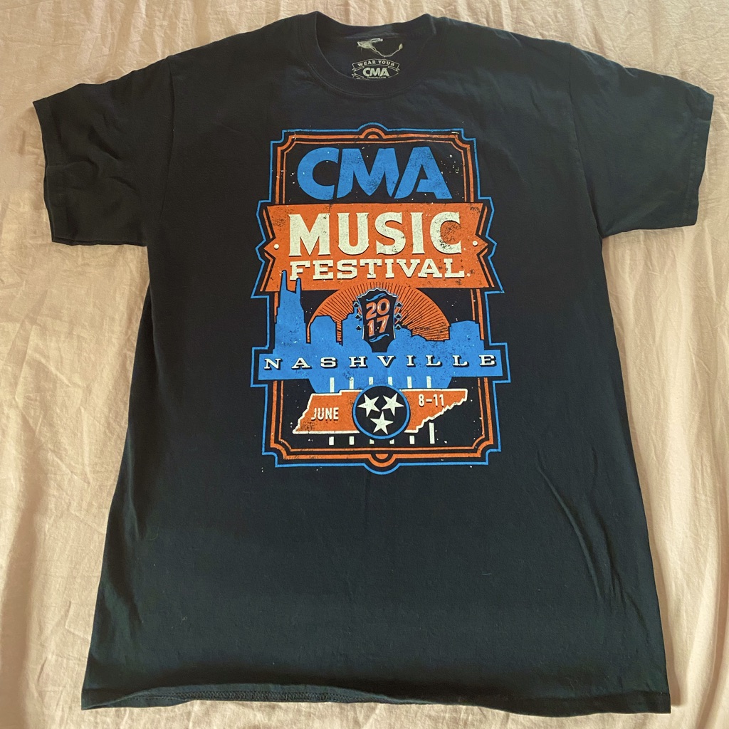 2017 Country Music Awards Tee  Artists On Back